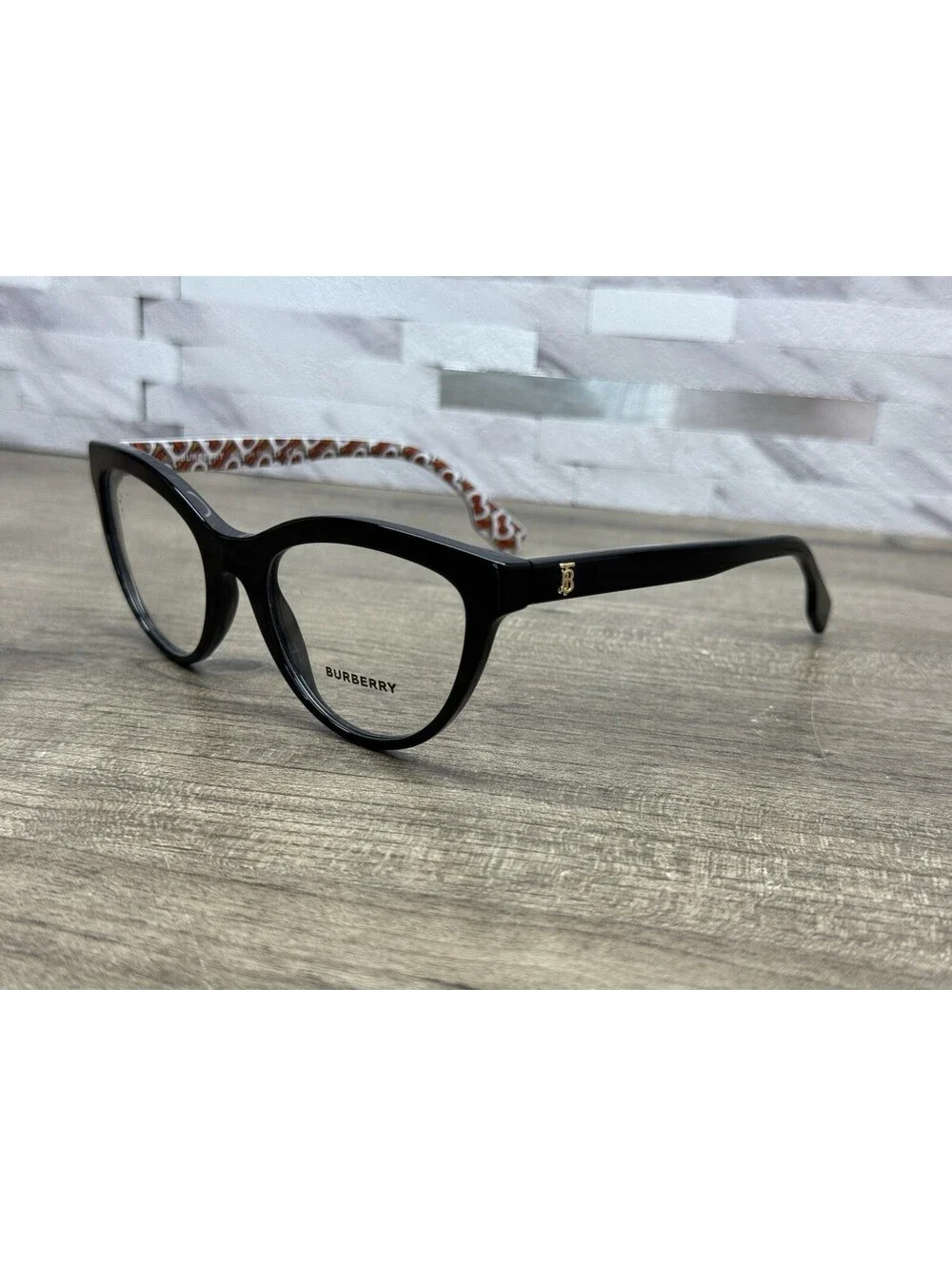 BURBERRY B 2311 3824 Eyeglasses Frames Black 51[]19-140 Demo Lens Designer Italy